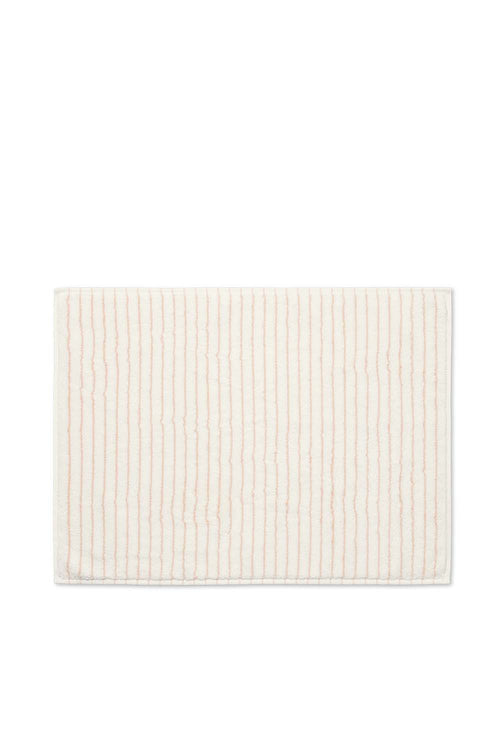 Essential Stripe Bath Mat, Rose, 70x50cm