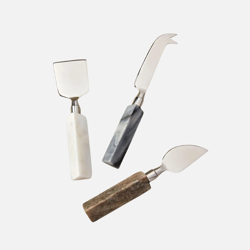 Geometirc Marble Cheese Serving Set