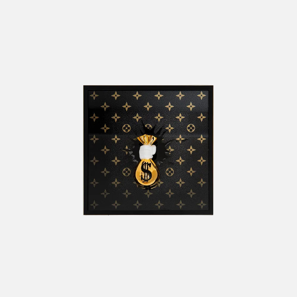 Money Bag Luxury Frame, 40x40cm
