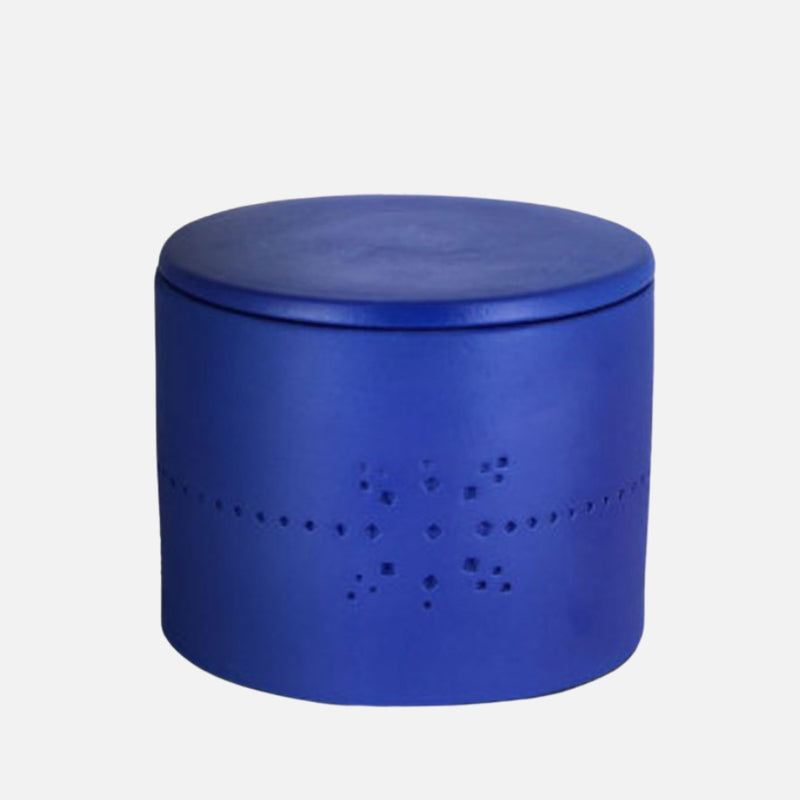 3-wick Izza Bleu M Mandarine Majorelle Scented Candle, 12cm, 80 hours