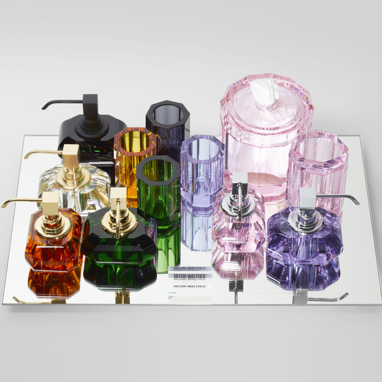 Kristal Soap Dispenser, Pink