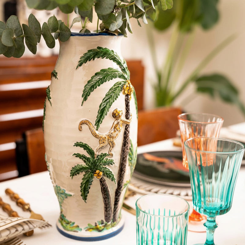 Sicily Monkey Handmade Vase