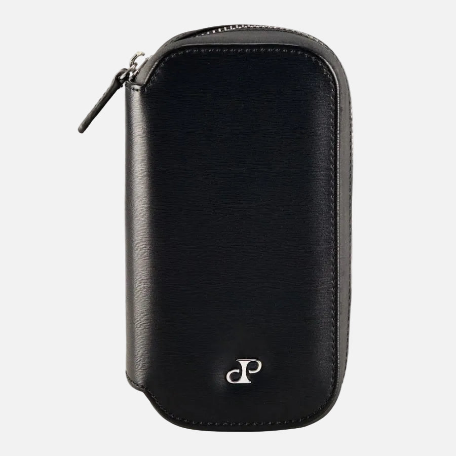 Philipp 2 Piece Watch Zip Case - Black