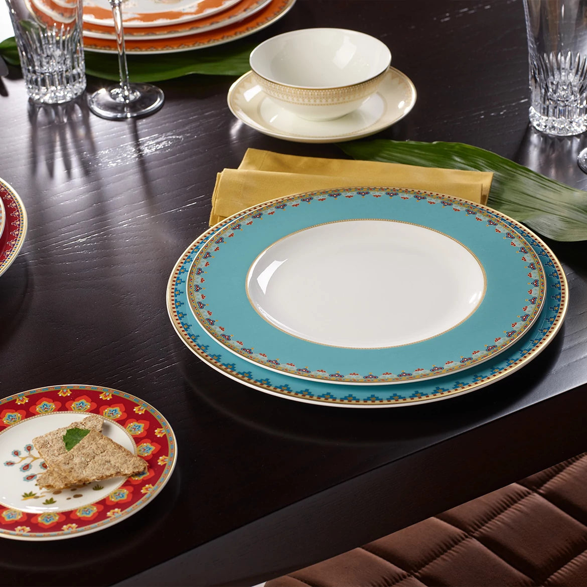 Samarkand Aquamarin Flat Plate 27cm