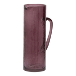 Recycled Glass Jug – Hammered Fudge