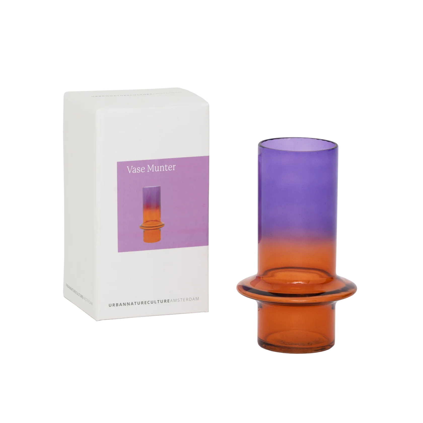 Munter Mini Recycled Glass Vase – Prune