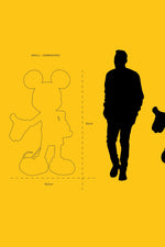 Star Style Mickey Small Figurine - White/Gold