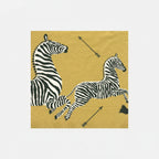 Caspari 40 boxed napkins-Gold Zebras