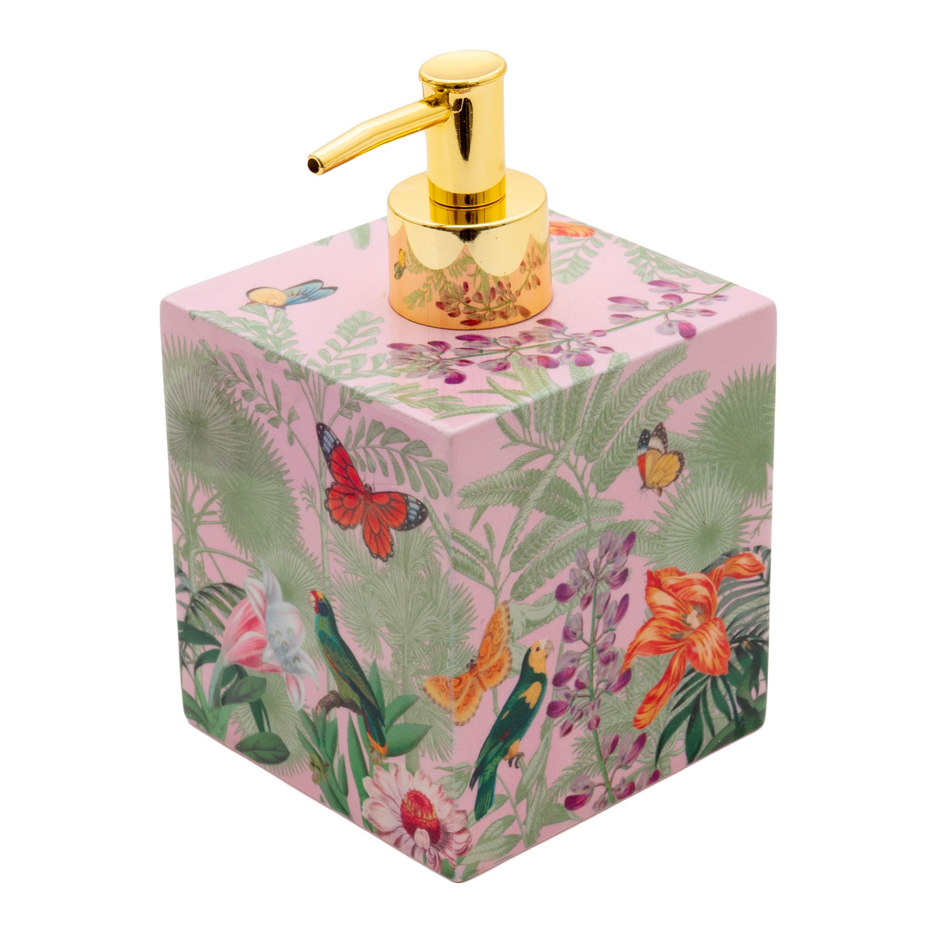 Paradise Garden Lacquer Soap Dispenser