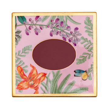 Paradise Garden Square Lacquer Tissue Box Cover