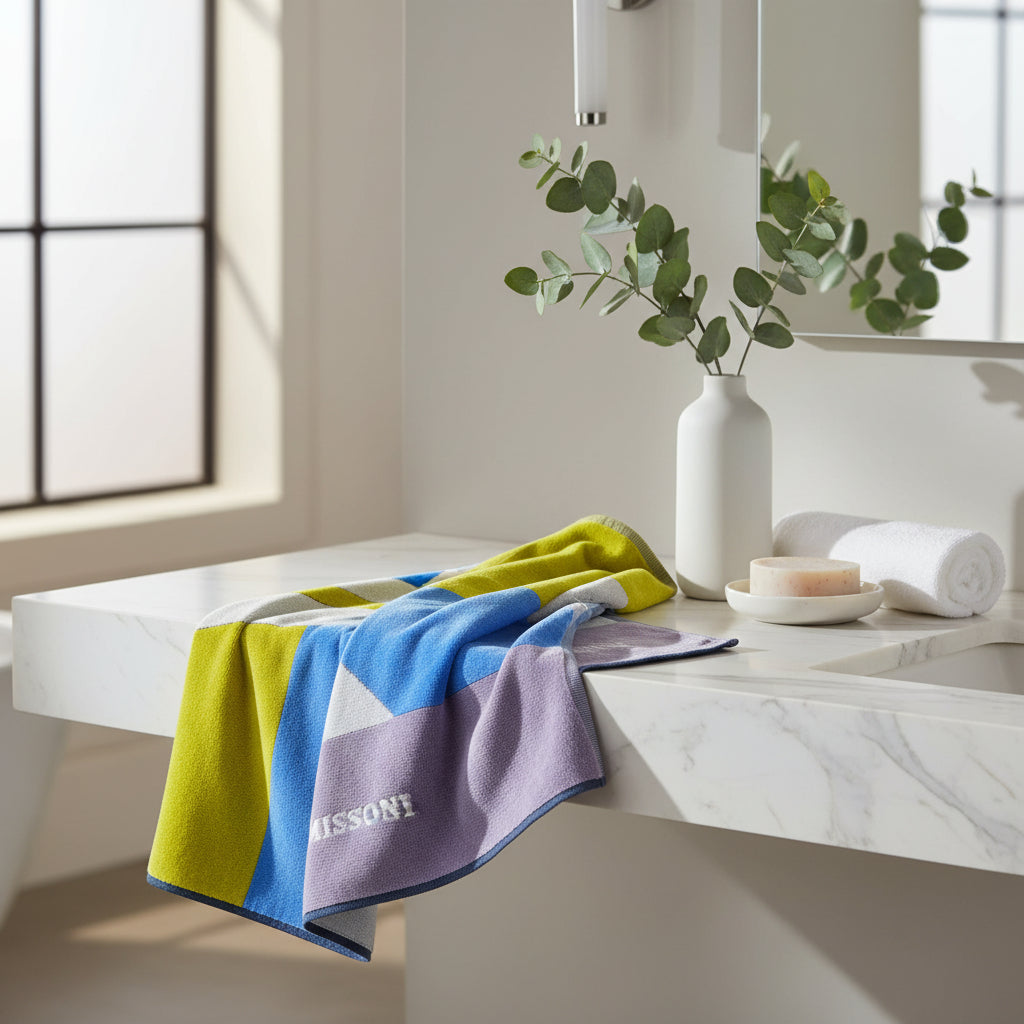 Missoni 2pcs Acapulco Cotton Terry Beach Towel – 180x100 cm