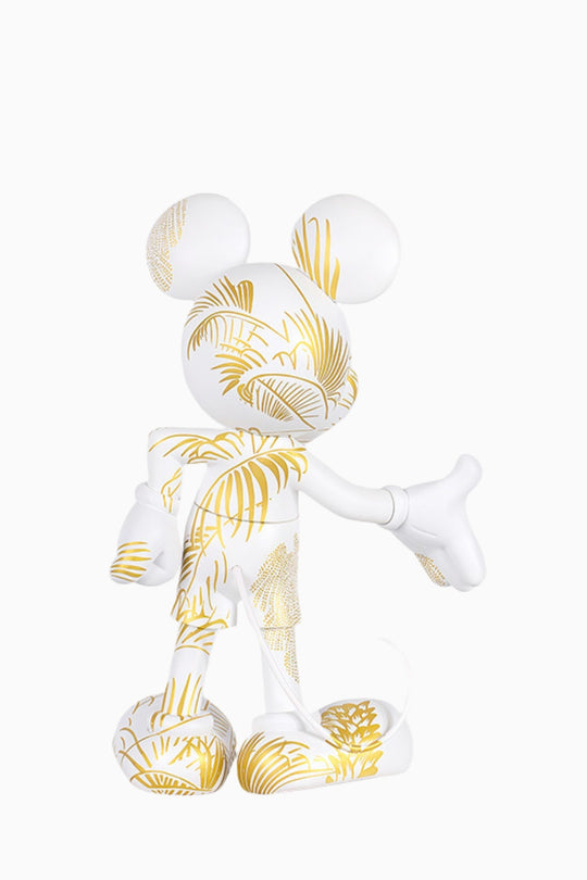 Star Style Mickey Small Figurine - White/Gold