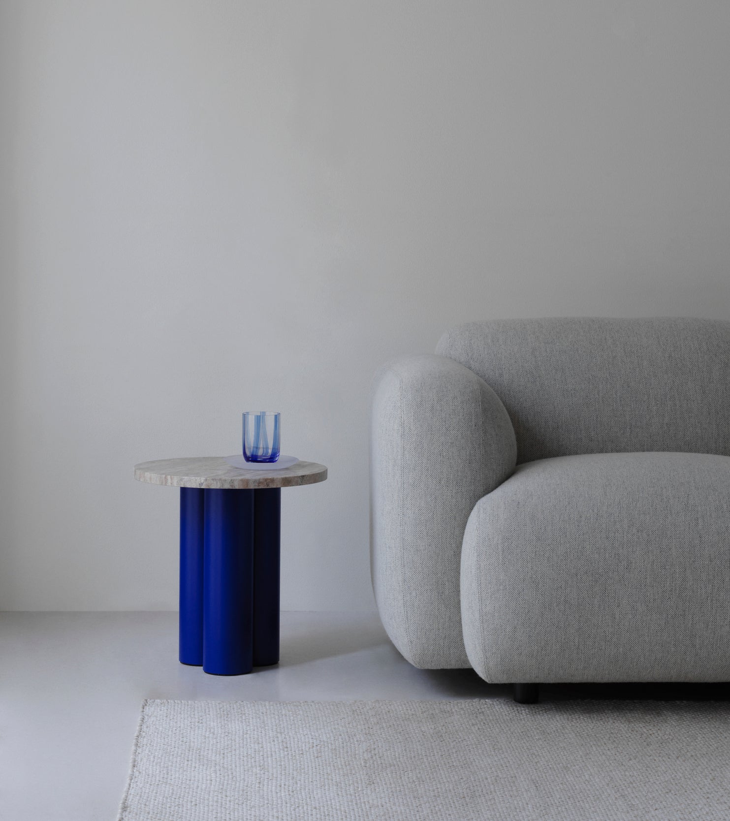Stripe Glass, Blue, 390ml