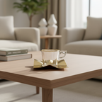 Carissa coffee cup Gold 11Cm Set of 6