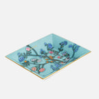 Antique Chinoiselarge Vide-Poche 20X16Cm W. Leather G.B.