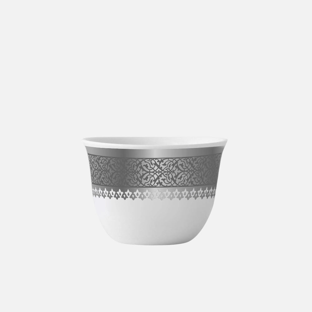 Cordoba Platinum Gahwa Cups, Set of 6