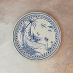 طبق كيك أزرق غير متطابق (قطر 30 سم)