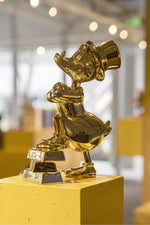 Uncle Scrooge Ingots Chromed Small Figurine - Gold