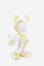 Star Style Mickey Small Figurine - White/Gold