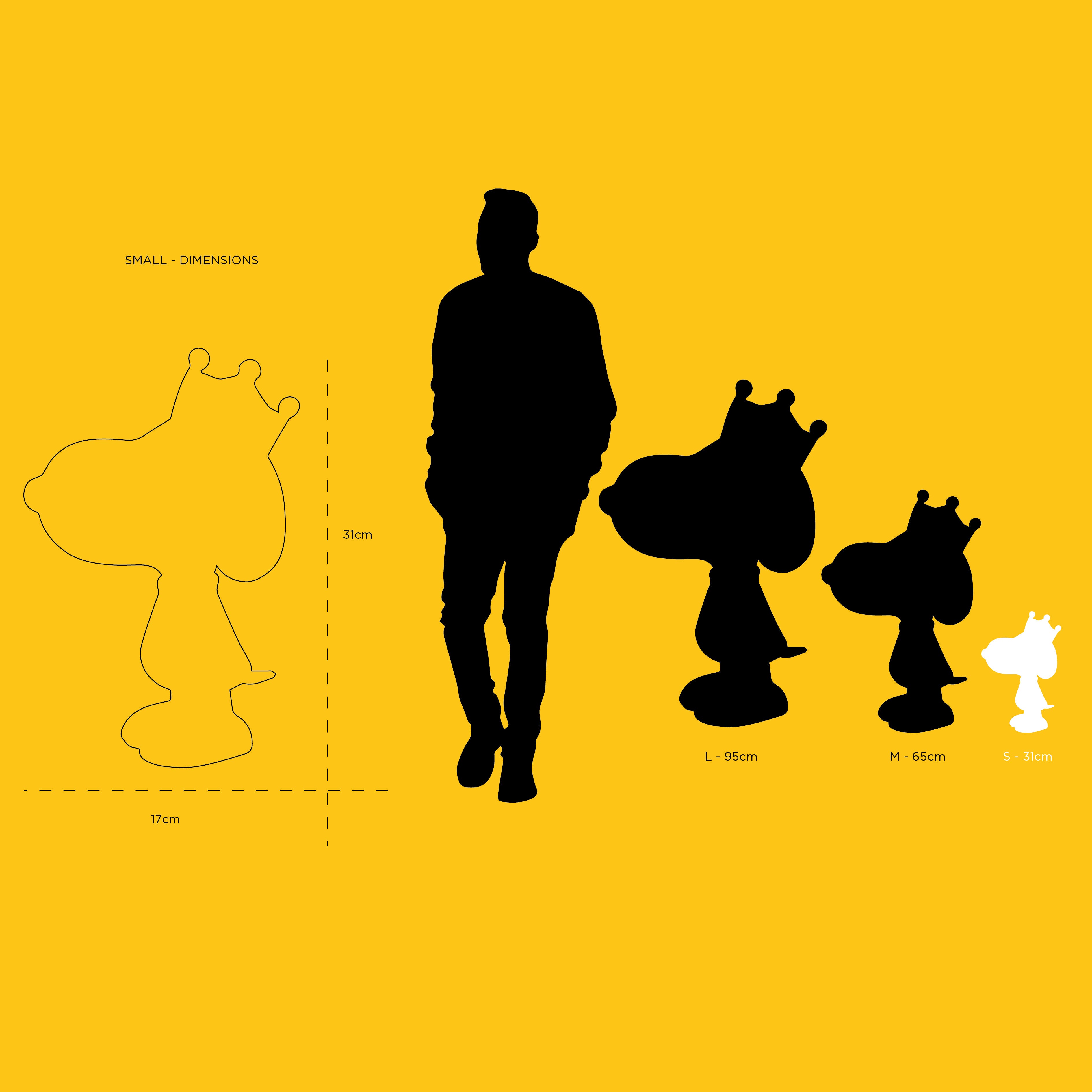 Snoopy Crown Resin Figurine, 31cm