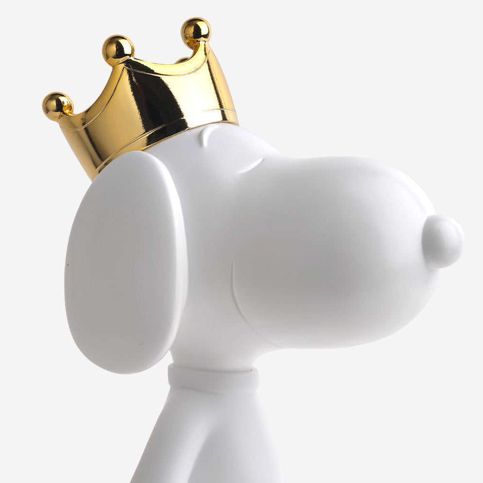 Snoopy Crown Resin Figurine, 31cm