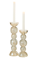 Large Champagne Glass Candle Holder – Tall Decorative Candlestick