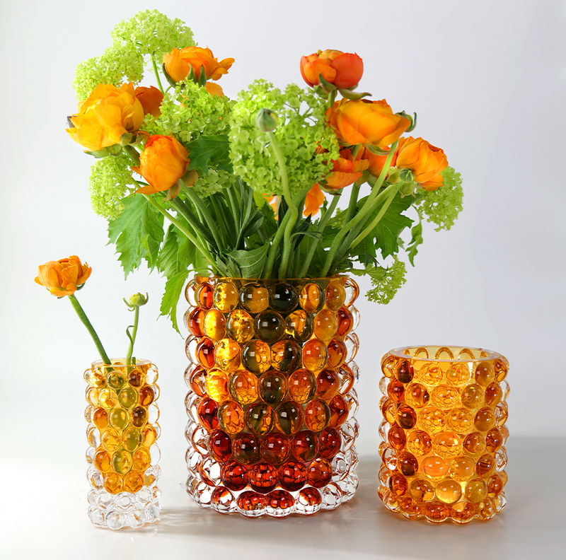 Hurricane Boule Lamp Large – Amber