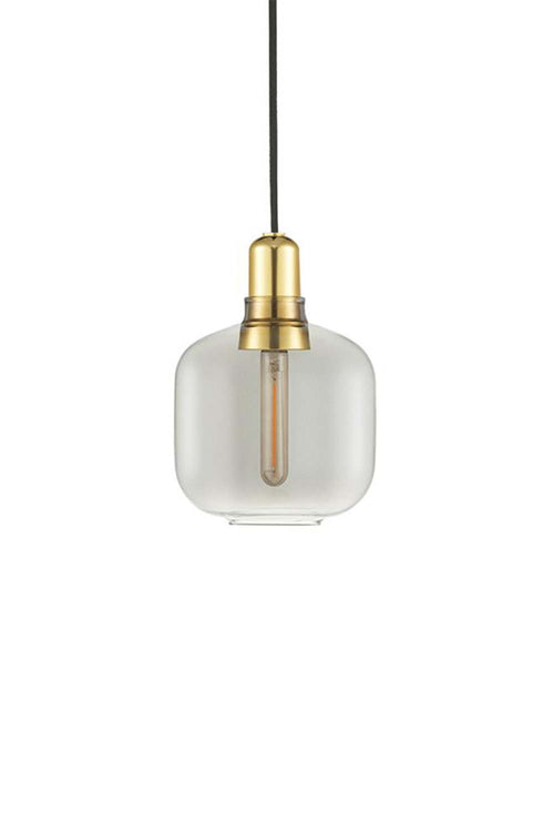 Amp Lamp Small smoke/brass
