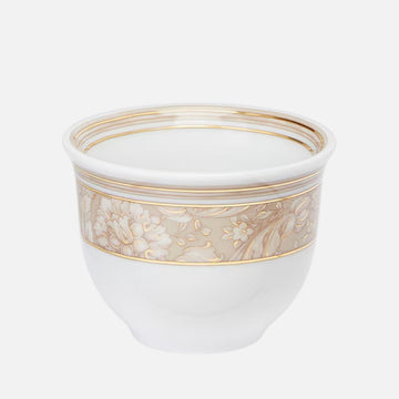 Barocco Beige Porcelain Espresso Cups – Set of 6