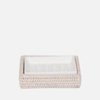 Soap Holder in Rattan Light