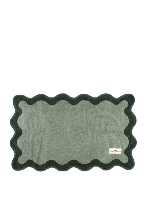 Riviera Bath Mat, Green, 81x50cm