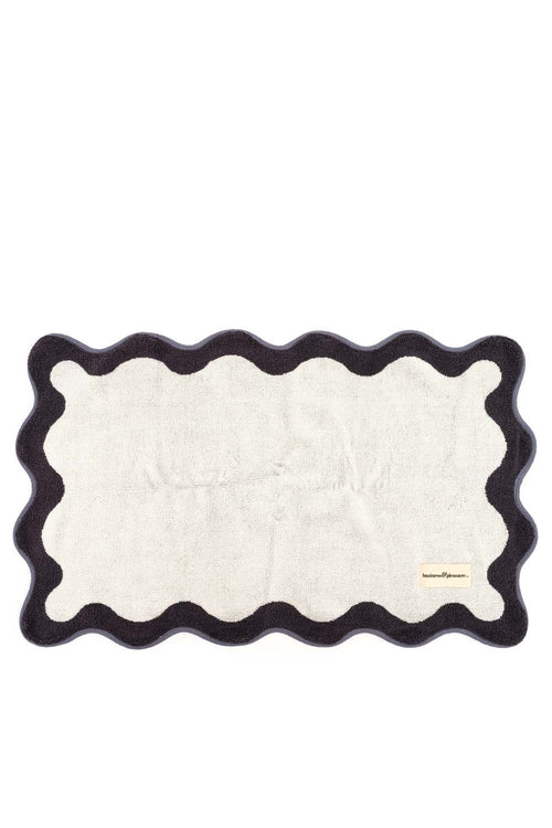 Riviera Bath Mat, White, 81x50cm