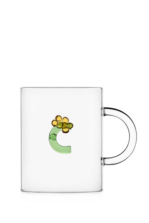 Greenwood Bloom Alphabet Mug C, 350 ml - Maison7