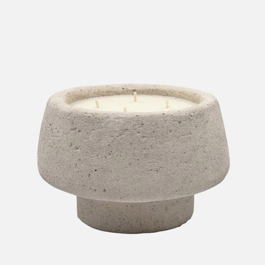 Bougie Travertin – Taille  ( L )