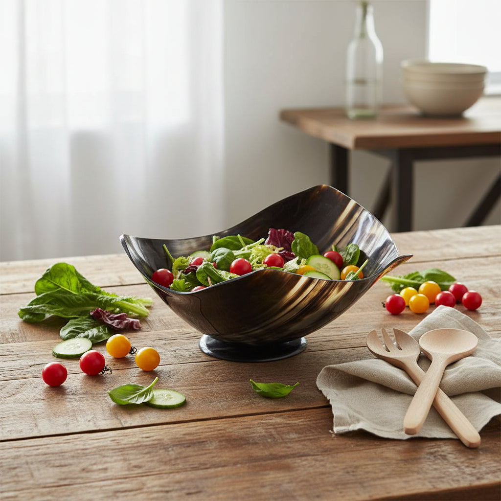 Abhika Horn Salad Bowl – Large
