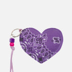 Call It Porte-Clés - Coeur Lilas/Mint Key Ring