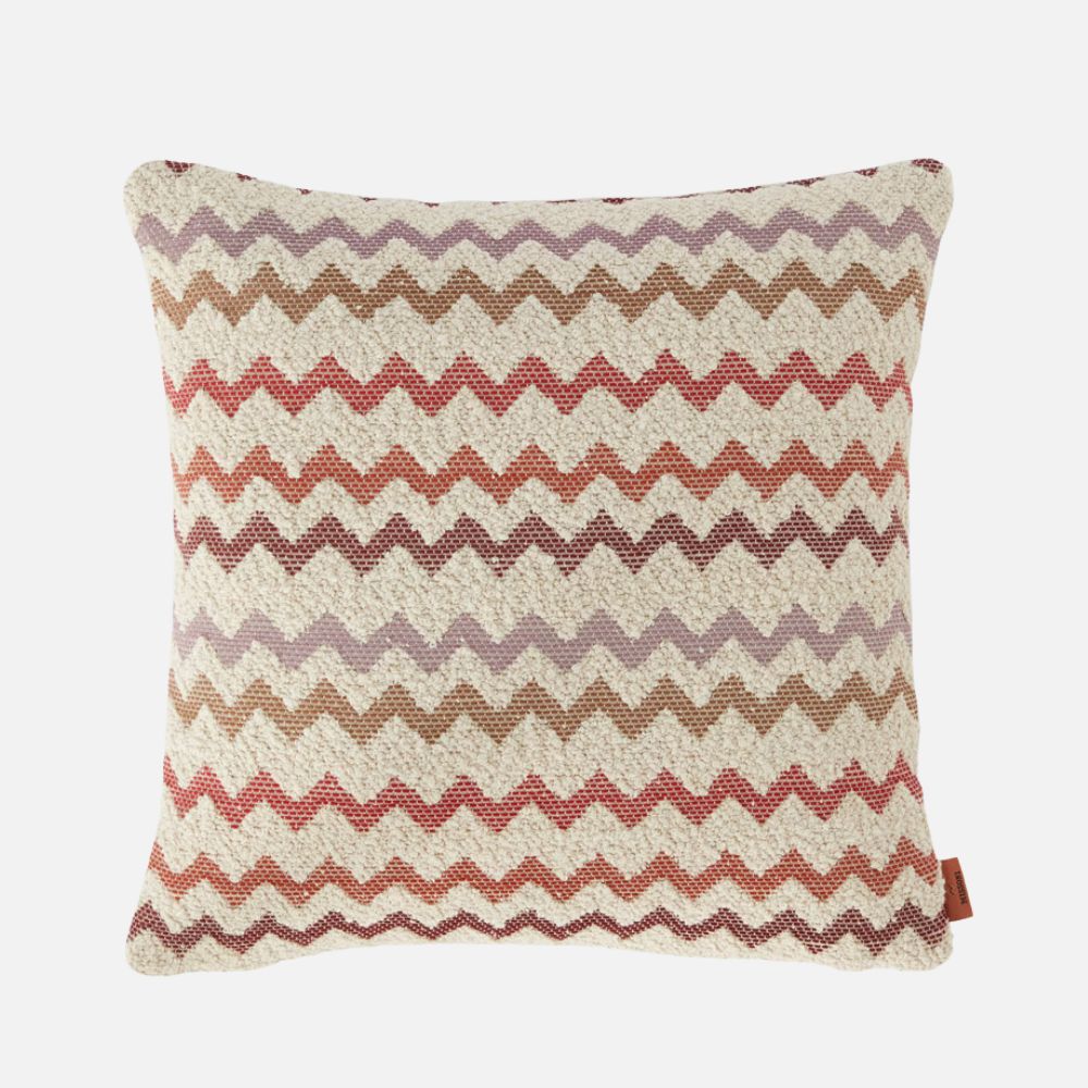 Capri Outdoor Cushion 40x40 cm with zig zag pattern