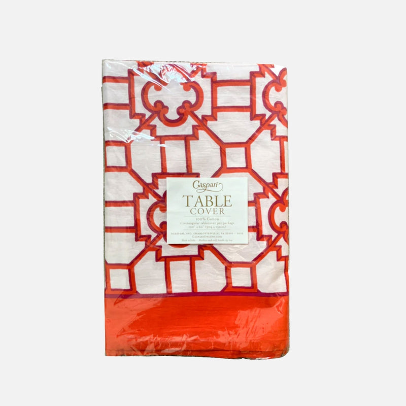 Fabric Cover, Large, Fuchsia Orange Garden