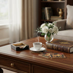 Caspari Lacquer coaster set-Le Jardi