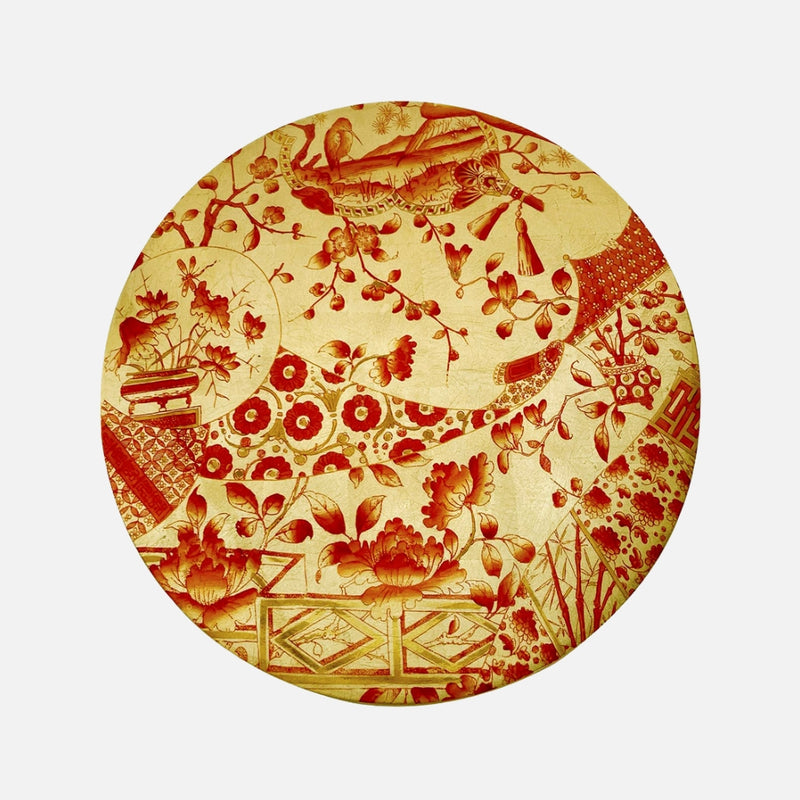Hevea Lacquer Placemat, Coral