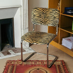 Classica Chair in tiger velvet