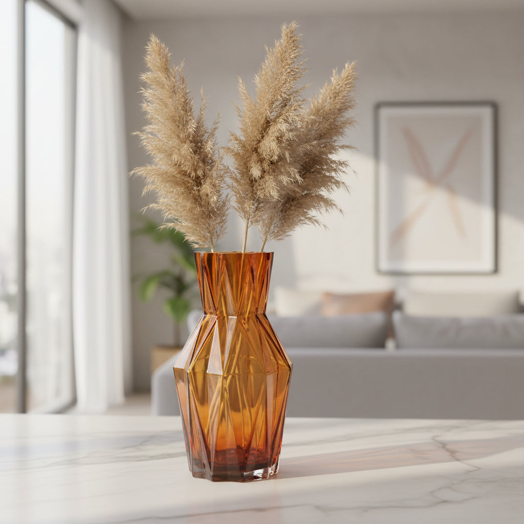 Glass Folds Vase - S