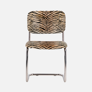 Classica Chair in tiger velvet