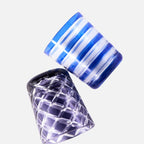 Cobalt Mix Glass Tumblers – Set of 6