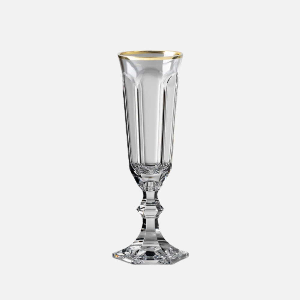 Dolce Vita Filo Oro Clear Acrylic Champagne Flute