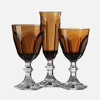 Dolce Vita Acrylic Wine Glass – Amber