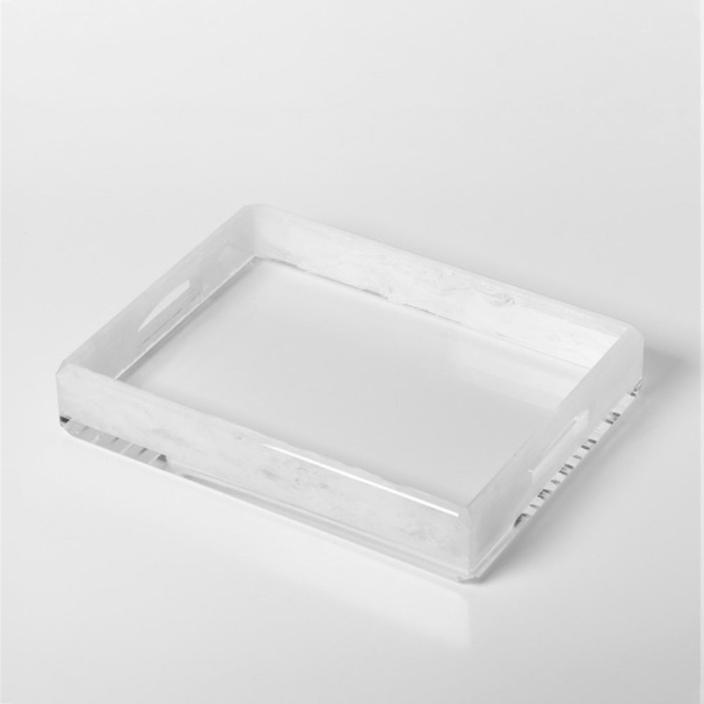 Donovan Acrylic Tray – White