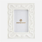 Eden 4x6 Frame – Hand-Carved Serpent Porcelain