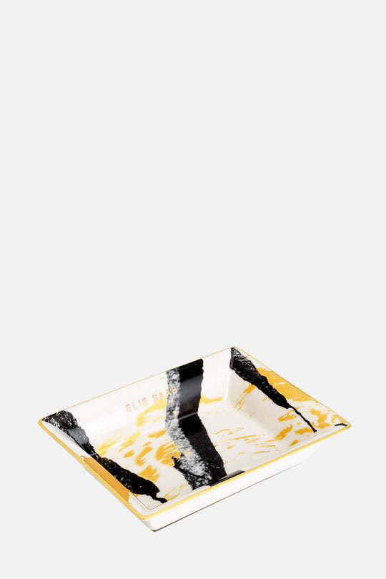 Golden Sumi-Esmall Vide-Poche 12X16Cm W/Leather G.B