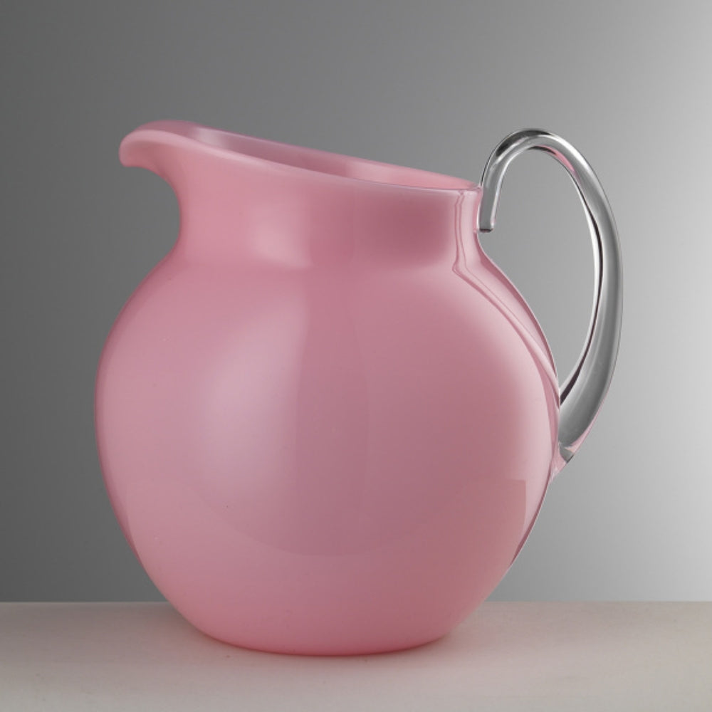 Palla Pink Gloss Acrylic Pitcher – Enamel Look